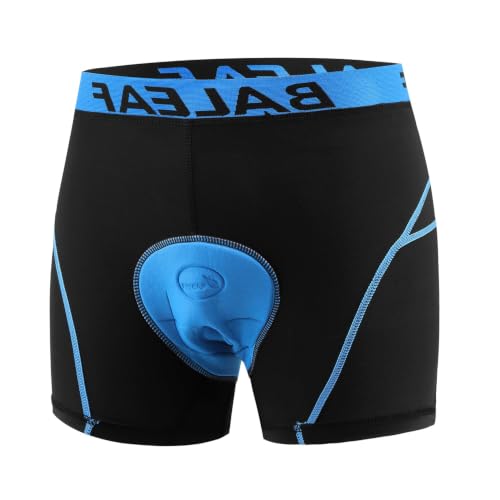 Image of BALEAF Men's Cycling Underwear 3D Padded Bike Shorts with Padding Road Biking MTB Liner Bicycle Gear Accessories