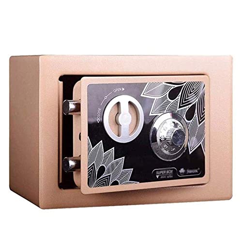 Serrure à clé pour armoire de dépôt CLSDRZC coffre compact doré