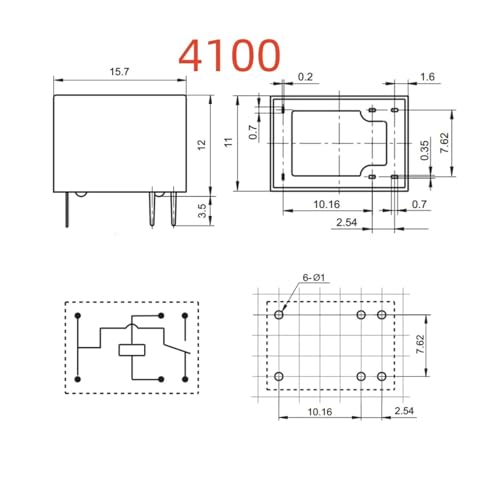 Relais AZ952-1C-24DE miniature 4100-24 V tension 24V continu