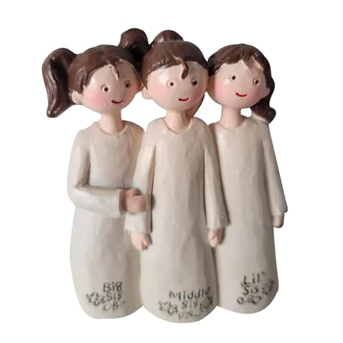 Figura de celebración de la Amistad, bendición Memorable, esculpida Pintada a Mano, Figura de celebración de la Amistad para colección de de Escritorio