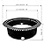 Pleasant Flames 30" Smokeless Fire Pit Ring - Clean-Burning Fire Pit Halo with Pre-Drilled Holes for Max Airflow - Heavy Duty Thick Carbon Steel with Fireproof Coating - Matte Black, 10" Height