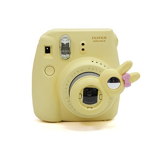Image of CAIUL 7 in 1 Instax Mini 8 /8+ Accessory Bundles Set (Yellow Mini 8 Case /Album /Lens /Filters /Film Frames /Hang Frames /Film Sticker)