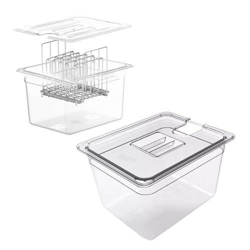 Recipiente de coccion lenta cubeta transparente para cocina termica 3