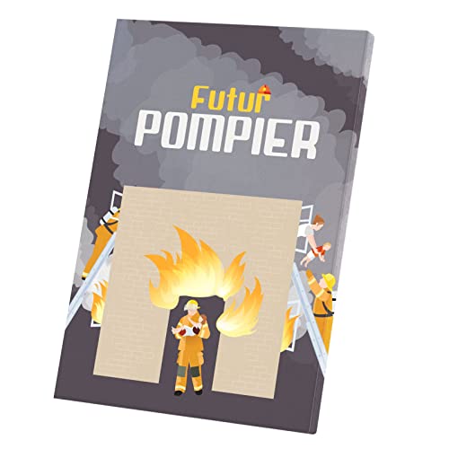 Affiche futur pompier 60x85 : décorez facilement la chambre de votre enfant passionné