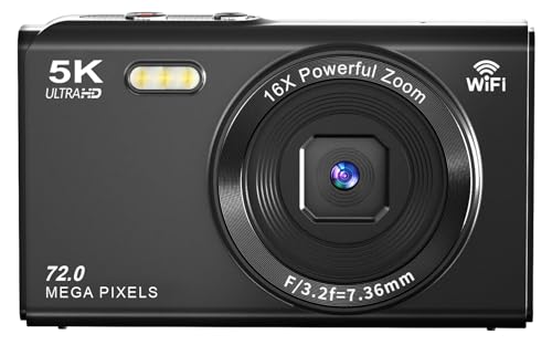 YULINJIA fW^J 5K fWJ X}zɑ WIFI]@\ 7200f 64GB}CNSDJ[ht I[gtH[JX@\ 16{fW^Y[ LEDCg EFuJ 2.8C`fCXvC obe[2t q