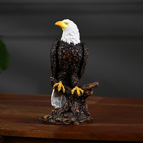 Image of Artarium Mighty Eagle Showpiece Feng Shui Eagle Figurines Handmade Garuda Statue Home Decor Statue Vastu Idol for Home & Office Decorative Showpiece (Eagle Multicolor 8.66 Inch)