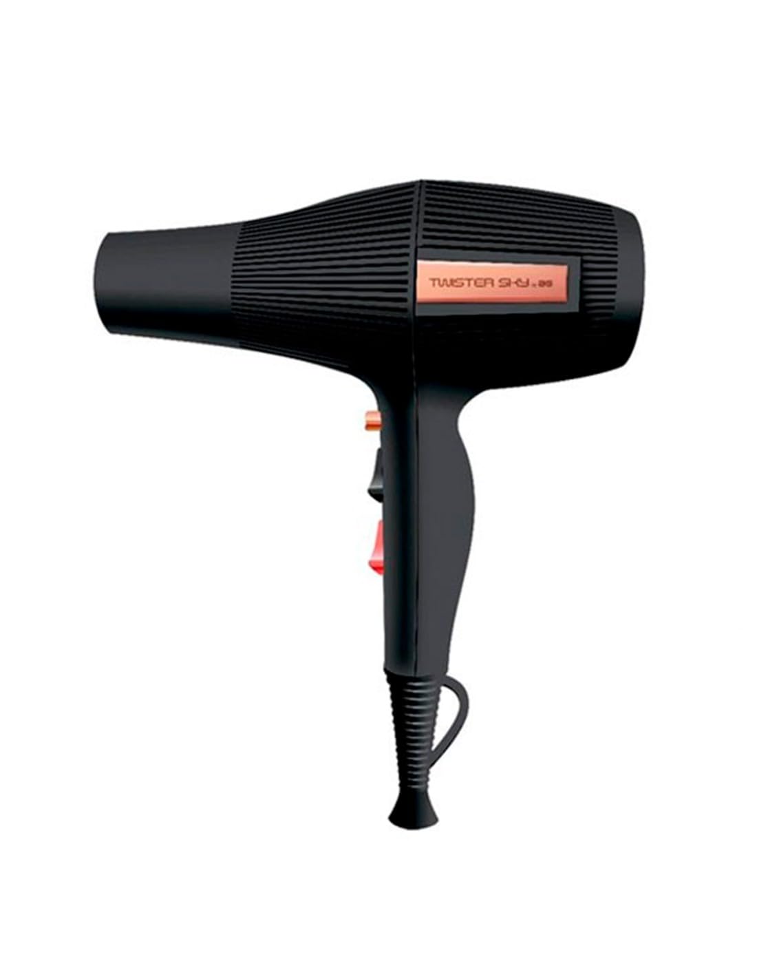 Twister Sky Secador Profesional Ultraligero Para el Cabello 2400W Negro Incluye 2 boquillas