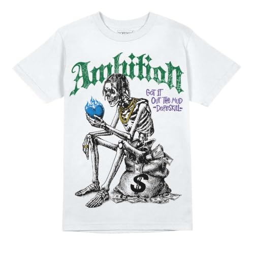 Image of DopeSkill Graphic Tee Streetwear Hip Hop Hypebeast Street Style Unisex T-Shirt Sneaker Colour Matching Shirts Horror Skeleton