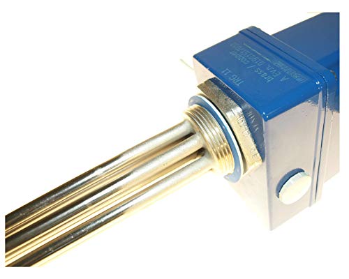 THERMIS TRG 11 Heizstab Heizpatrone mit Thermostat 9kW 3/400V (4 cable) G6/4 Heizelement für Wasserspeicher Boiler Warmwasserspeicher Wasserheizung