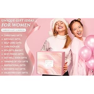 Birthday gifts for women self care gifts get well soon gifts basket for women rose relaxing spa gifts care package w luxury blanket mothers day gifts for mom her wife girlfriend friend sister  urban country home decor