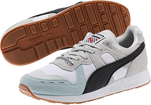 PUMA Puma Men's RS-100 Sneaker, Glacier Gray White, 4.5 M US