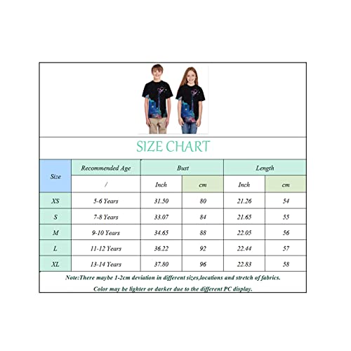 Camiseta adolescente casual verão tops impressão 3D blusa grande meninas roupas crianças meninos men