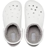Crocs Baya Lined Clog Chodak Uniseks, White Light Grey, 41/42 EU