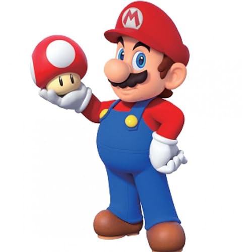 Hallmark Nintendo Super Mario Bros Mario with Super Mushroom Christmas Ornament, Nintendo Decoration, Christmas Hanging Ornament, Gifts