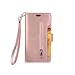 Galaxy S7 Edge Wallet Case, Leather [9 Card slots] [photo & wallet pocket] (Rose Gold)