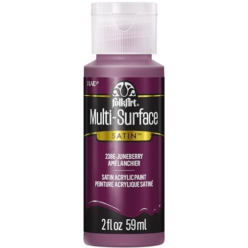 Image of FolkArt Multi Surface Acrylic Paint, 2 oz, Juneberry 2 Fl Oz