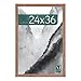 MCS Museum Poster Frame, 24 x 36 Inch, Medium Oak Woodgrain