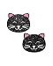 Pastease Glitter Black Kitty Rave Pasties