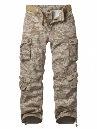 AKCARGO Cargo Pants for Men Casual Outdoor Relaxed Fit Camo