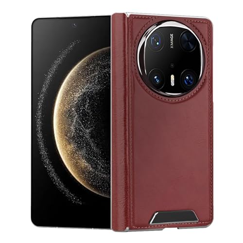 For Huawei Mate X6�p�}�O�l�b�g���P�[�X�A�d�C���b�L���H�̗����h�~���U�[���d�b�o�b�N�J�o�[�A�q���W�t���J�����ی�A�ϏՌ��P�[�X�V�F��,Red