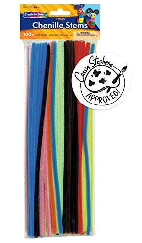 Creativity Street Jumbo Chenille Stem Multi-Purpose, 1/4 X 12 Inches, Colors May Vary, Pack Of 100 #TOP10