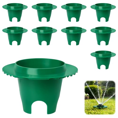 Lawn Sprinkler Head Protector 10 Pcs for 1.5 - 2.5 Sprinkler Heads