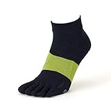 [タビオ] レーシングラン五本指ソックス 25.0～27.0cm スポーツソックス ネイビー
