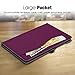 Fintie Case for Samsung Galaxy Tab S5e 10.5 2019 Model SM-T720/T725/T727, Multi-Angle Viewing Stand Cover with Pocket Auto Sleep Wake Feature, Purple