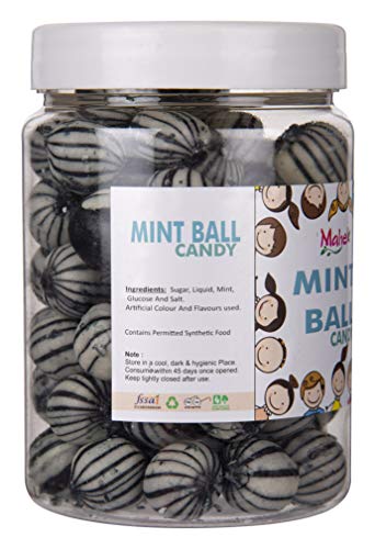 Image of Mahek Flavoured Mint Ball Candy 300 Gram