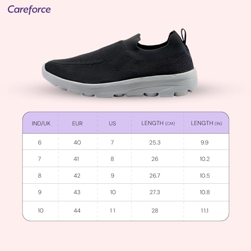 Image of Careforce Walking Shoes for Man Soft Cushioned Shoe for Men Lightweight Slip on Shoe for Men Without Lace Shoes for Man Stylish Regular Wear Casual Footwear for Daily Use Wander