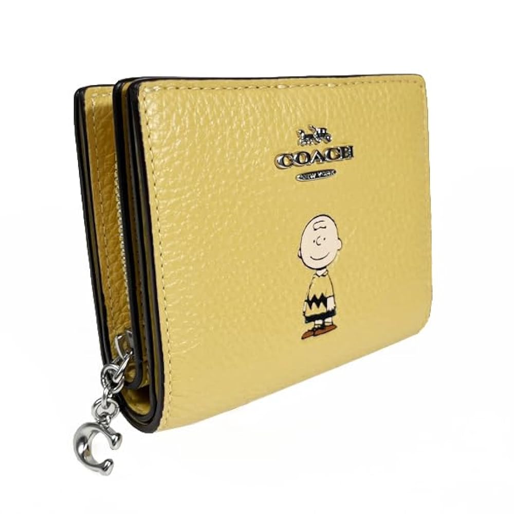 Amazon | [コーチ] ピーナッツ コラボ Peanuts 財布 二つ折り財布 ミニ  