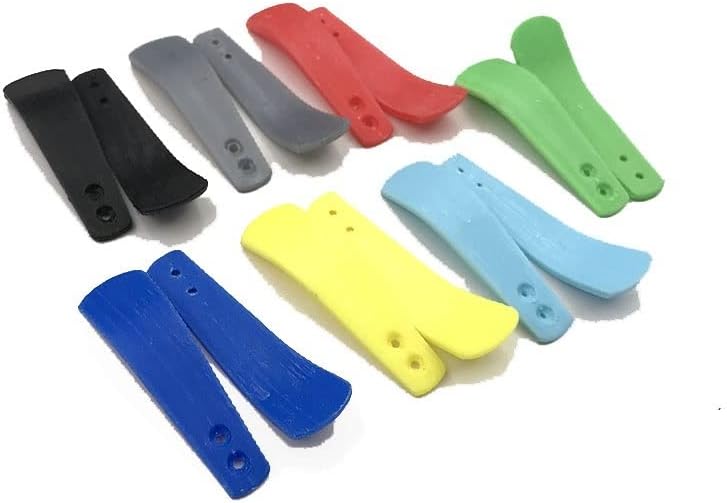 YANHAO [Video Game Parts] 2pair DIY for PS4 Buttons for PlayStation PS4 - Paddle DIY PS4 Controller Paddles [Replace] (Color : Red)