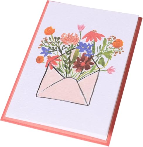 Image of Graphique Flower Envelope Cards | Pack of 16 Cards with Envelopes | Blank Inside | All Occasion Greetings | Family and Friends | Boxed Set | 3.25 inch x 4.75 inch