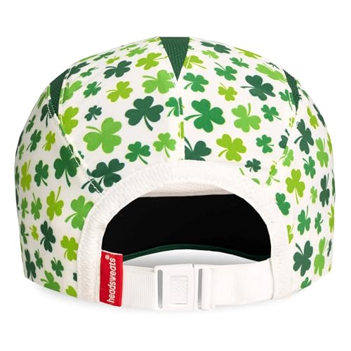 Casquette de baseball Headsweats Go trèfle blanc et vert en taille unique - 2