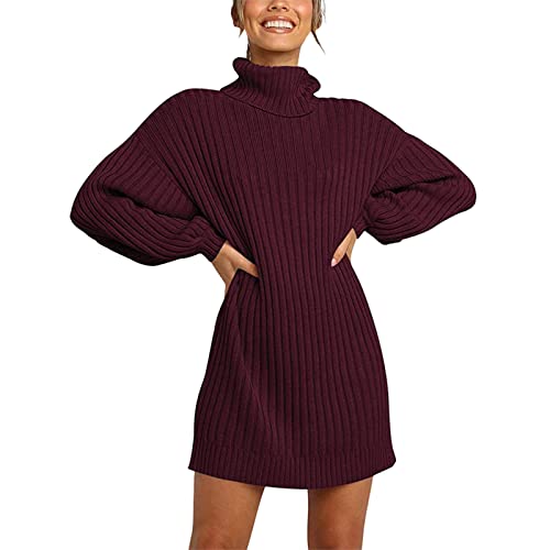 Robe pull manches longues idéale pour vos soirées de Noël