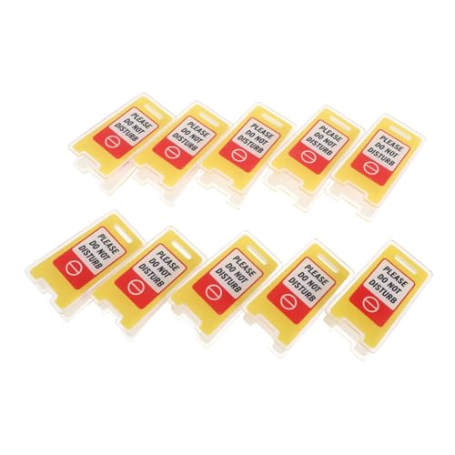 WEKADRIN 10個おしゃれでコンパクトなベースメモクリップ 警告型 お邪魔しないで デスクサイン ユーモアと実用性を兼ね備えたオフィス用便箋