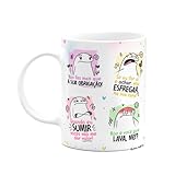 Caneca Flork Mães - Falas de mãe! - Branca, 325ml