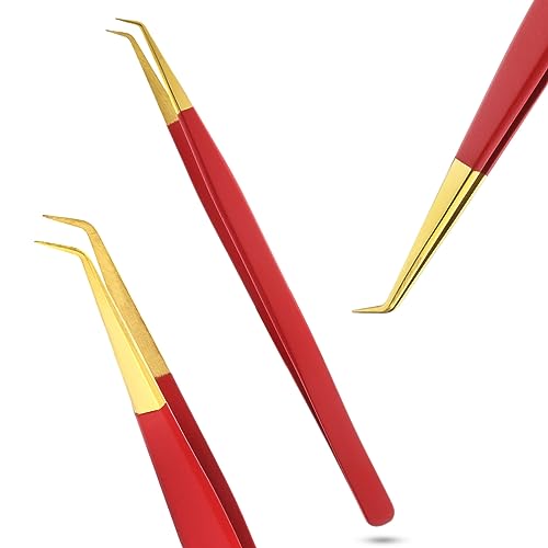 Cross Edge Corporation Curved Isolation Lash Tweezers 14cm, CEC-ISO06