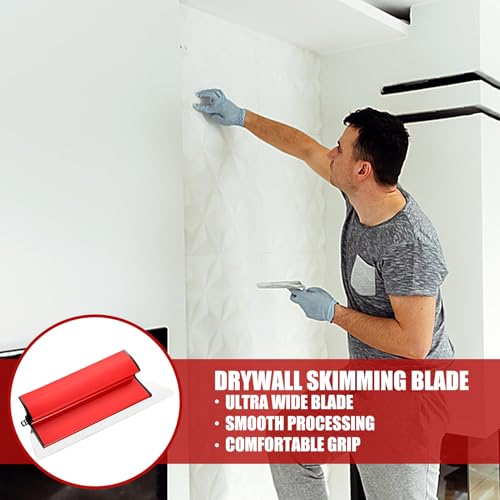 Spatule ergonomique remplaçable pour lissage de plaques de plâtre