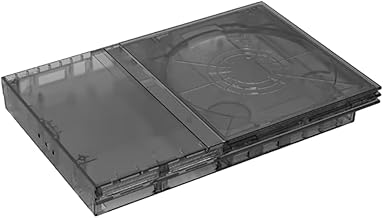 Bzvshdgee 2 Slim用透明フルハウジングケース交換シェル PS2 Slimゲームコンソール用