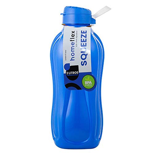 Garrafa Squeeze 2 litros Plástico sólida Cores (Rosa)
