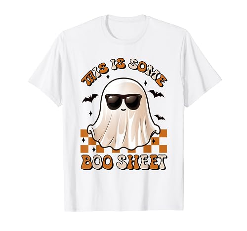 This Is Some Boo Sheet Ghost Halloween Costume Maglietta