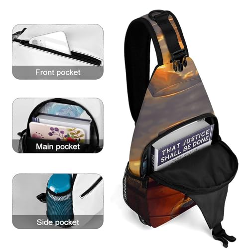 Bolso cruzado casual para senderismo y viaje miniatura 4