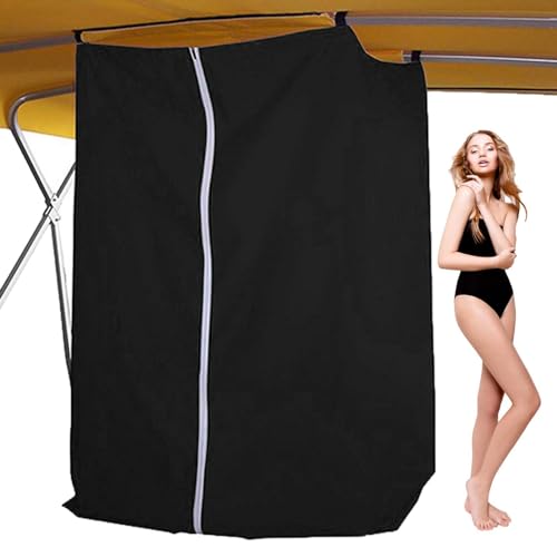 1/2 funda cambiadora de privacidad, tienda de campaña portátil para ducha al aire libre, vestidor de viaje compacto, cabina de vestidor con altura ajustable, cabina de cambio de montaje rápido para