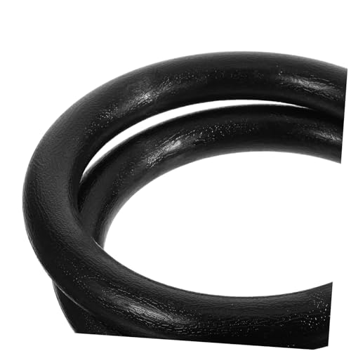 Anillas gimnásticas negras para entrenamiento funcional miniatura 3