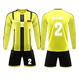 Genérico Equipaciones de Portero Personalizado para Niño Adulto Camisetas Deportivas para niño Hombre, Camiseta de Portero de Fútbol Personalizable + Pantalón Corto o Pantalón