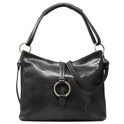 Image of Floto Luggage Tavoli Tote, Black, Medium