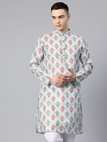 Image of Luxrio Kurta Set for Men Cotton Blend Kurta with Pyjama Set Ethnic Set