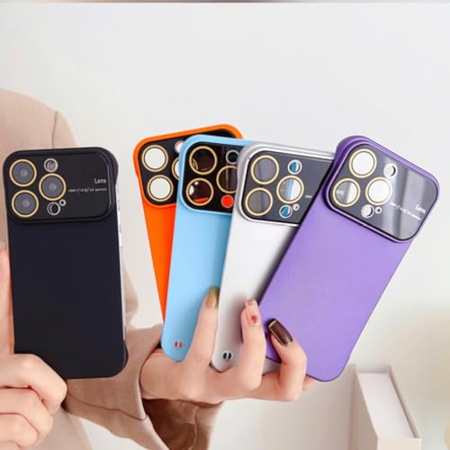 Étui de protection d'objectif pour iPhone 14 Pro Max rigide violet LVTFCO