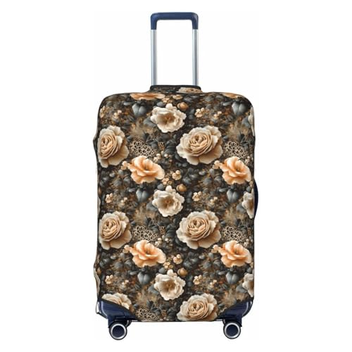 Luggage Cover Protector - Leopard Flower Print Fit 29-32 Inch Suitcase Covers for Luggage